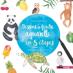 Dessins au feutre aquarelle en 5 étapes