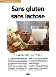 SANS GLUTEN SANS LACTOSE