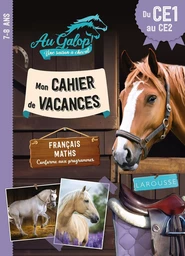 Cahier de vacances AU GALOP du CE1 au CE2