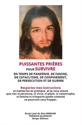 Puissantes prières pour survivre - Jean de Dieu MEBIAME - BERGER JDD