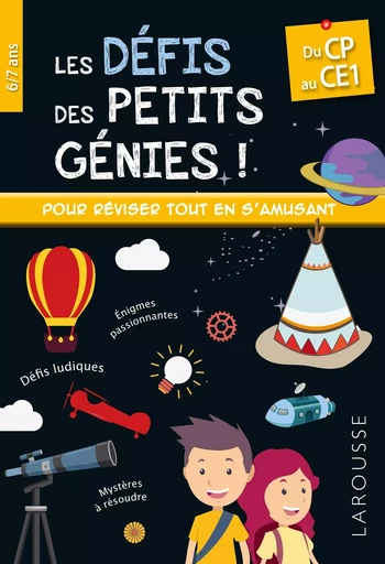 Les défis des Petits Génies CP-CE1 -  Collectif - LAROUSSE