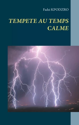 TEMPETE AU TEMPS CALME - Eric Fadzi Kpodzro - BOOKS ON DEMAND