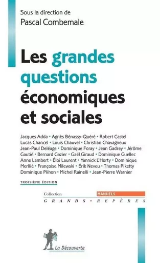 Les grandes questions économiques et sociales (Troisième édition) -  Collectif - La Découverte