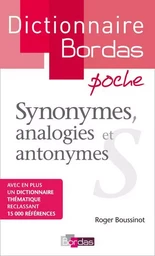 Dictionnaire Bordas poche Synonymes, analogies et antonymes