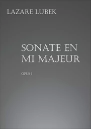 Sonate en mi majeur