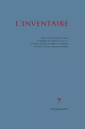 Inventaire n°7