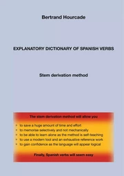 EXPLANATORY DICTIONARY OF SPANISH VERBS