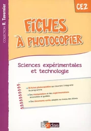 Tavernier Sciences Expérimentales et Technologie CE2 2015 Fiches à photocopier