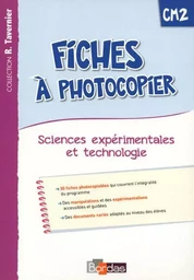 Tavernier Sciences Expérimentales et Technologie CM2 2015 Fiches à photocopier