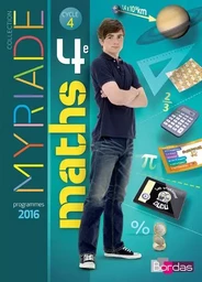 Myriade Mathématiques 4e 2016 Manuel élève