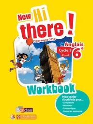 New Hi there ! Anglais 6ème 2017 Workbook élève