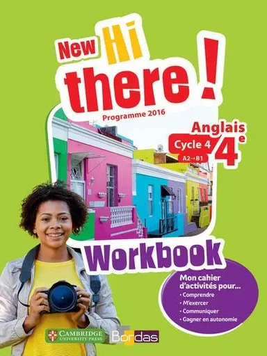 New Hi there ! Anglais 4e 2017 - Workbook élève -  Collectif - Bordas