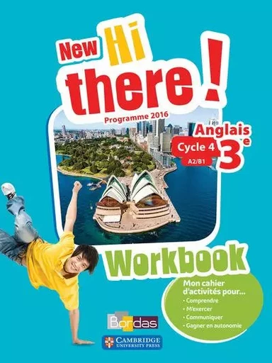 New Hi there ! Anglais 3e 2017 Workbook élève -  Collectif - Bordas