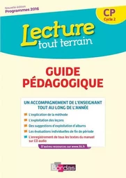 Lecture tout terrain CP 2017 Livre du maître avec CD Audio