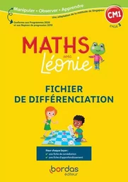 Les maths avec Léonie - CM1 - 2022 - Fichier de différenciation photocopiable