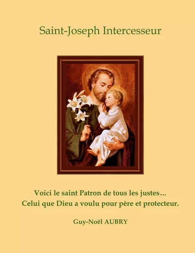 Saint Joseph Intercesseur - Aubry Guy-Noël - BOOKS ON DEMAND