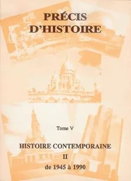 Précis d'histoire (tome 5)