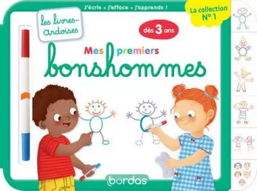 Les livres-ardoises - Mes premiers bonshommes -  - Bordas