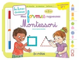 Les livres-ardoises - Mes formes rugueuses Montessori