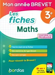 Mon Année Brevet - Les fiches Maths 3e