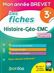 Mon Année Brevet - Les fiches Histoire Géo EMC 3e