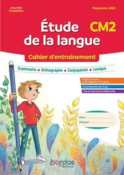 Enquêtes au - Etude de la langue CM2 - 2023 - Cahier - élève