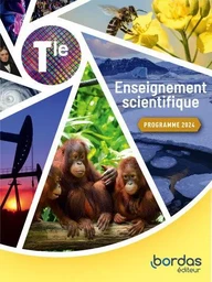 Enseignement Scientifique Tle - 2024 - Manuel - élève