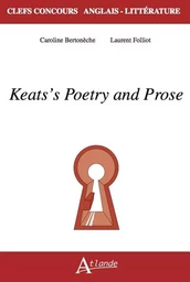 Keats's Poetry and Prose