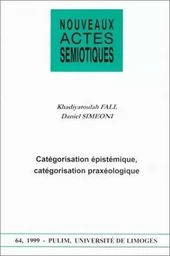 Catégorisation épistémique, catégorisation praxéologique