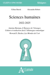 Sciences humaines 2022-2025