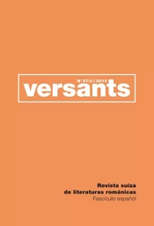 REVUE VERSANTS 57/3. FASCICULO ESPANOL. LITERATURA Y NARCOTRAFICO