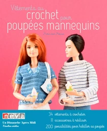 Vêtements au crochet pour poupées mannequins