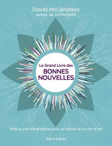 Le Grand livre des bonnes nouvelles - Mille et une bonne raisons de se réjouir en un clin d'oeil - David McCandless - Groupe Robert Laffont