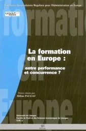 La formation en Europe - entre performance et concurrence ?