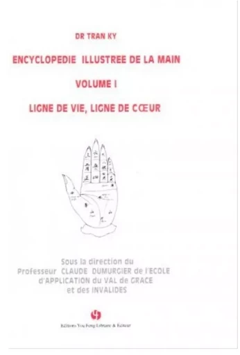 ENCYCLOPEDIE ILLUSTREE DE LA MAIN (VOLUME I) - LIGNE DE VIE, LIGNE DE COEUR -  DR TRAN KY - YOU FENG