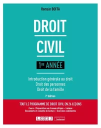 Droit civil 1re année