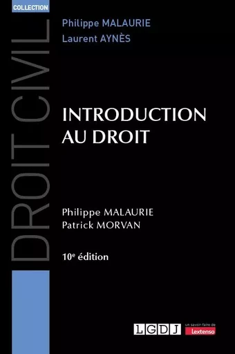 Introduction au droit - Philippe Malaurie, Patrick Morvan - LGDJ