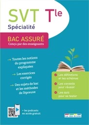 Bac assuré - Spécialité SVT - Terminale