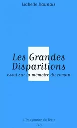 Les grandes disparitions