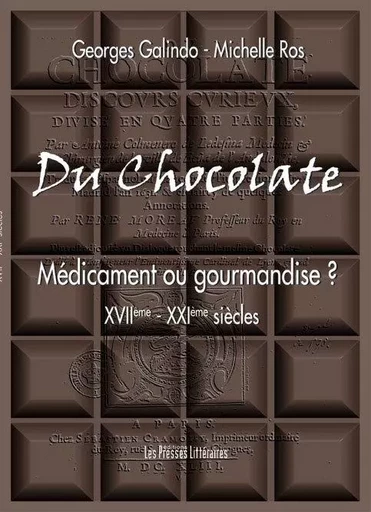 DU CHOCOLAT - GEORGES GALINDO - PRESSES LITTERA