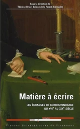 Matière à écrire