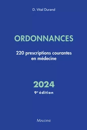 Ordonnances 2024, 9e éd.