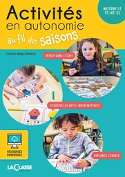 ACTIVITES EN AUTONOMIE AU FIL DES SAISONS PS-MS-GS (livre + ressources numériques)