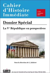 CAHIER D'HISTOIRE IMMEDIATE N50 AUTOMNE 2017