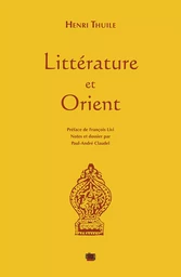 Littérature et Orient