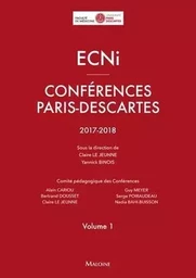 ECNI ? conférences paris-Descartes ? volume 1 ? 2017-2018