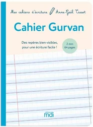 MDI Mes cahiers d'écriture - Cahier Gurvan 2 mm