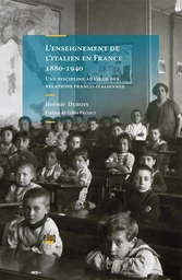 L'enseignement de l'italien en France, 1880-1940