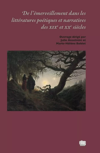 De l'émerveillement dans les littératures poétiques et narratives des XIXe et XXE siècles - Julie Anselmini, Marie-Hélène Boblet,  Collectif - UGA EDITIONS