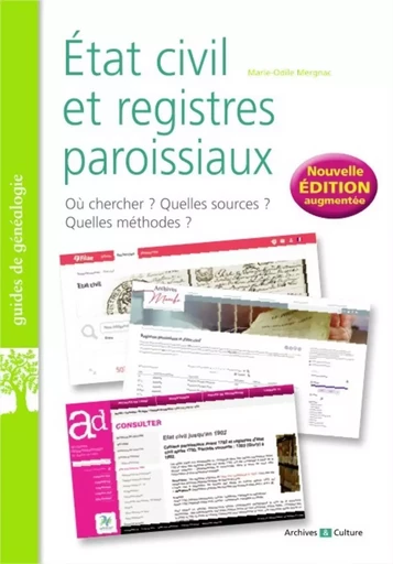 État civil et registres paroissiaux - Marie-Odile Mergnac - ARCHIVES CULT